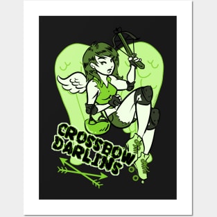 Crossbow Darlins Roller Derby Posters and Art